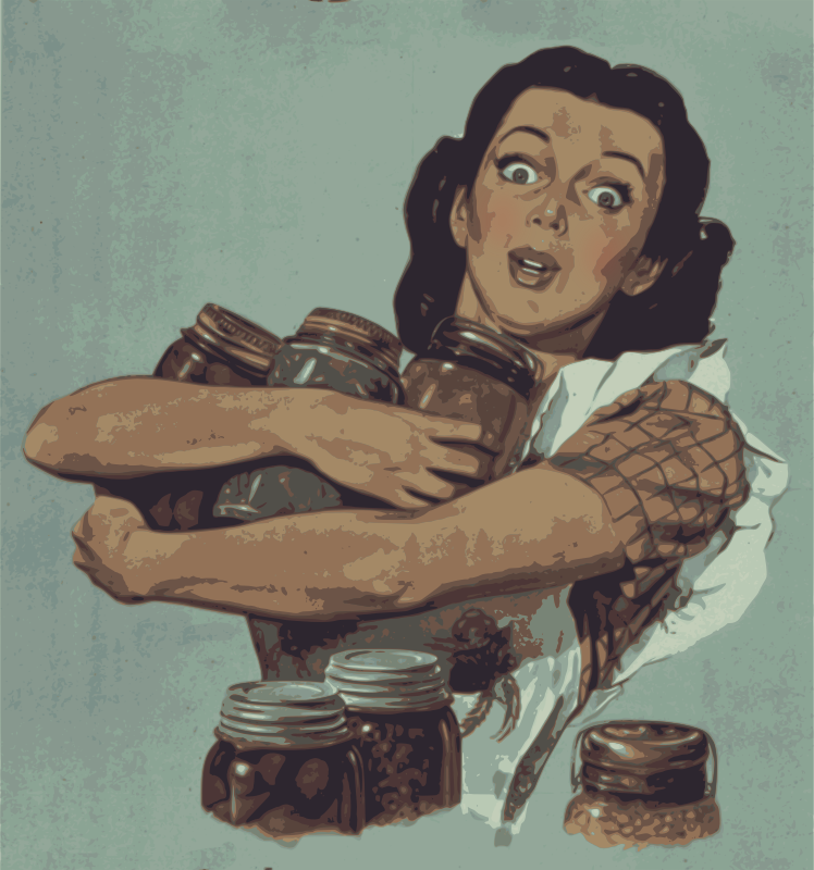 Canning Woman