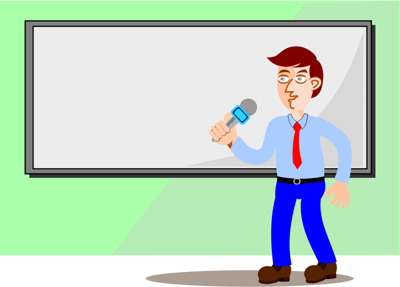 Male Presenter (#1) - Openclipart