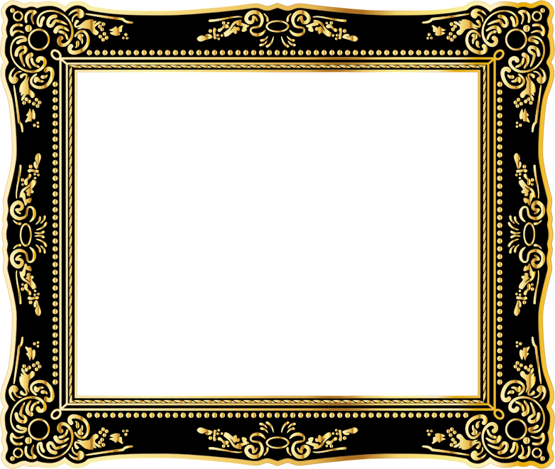 Vintage Style Frame Gold