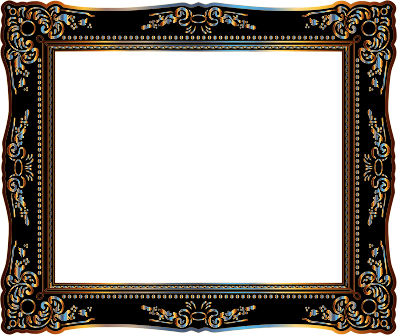 Vintage Style Frame Chromatic