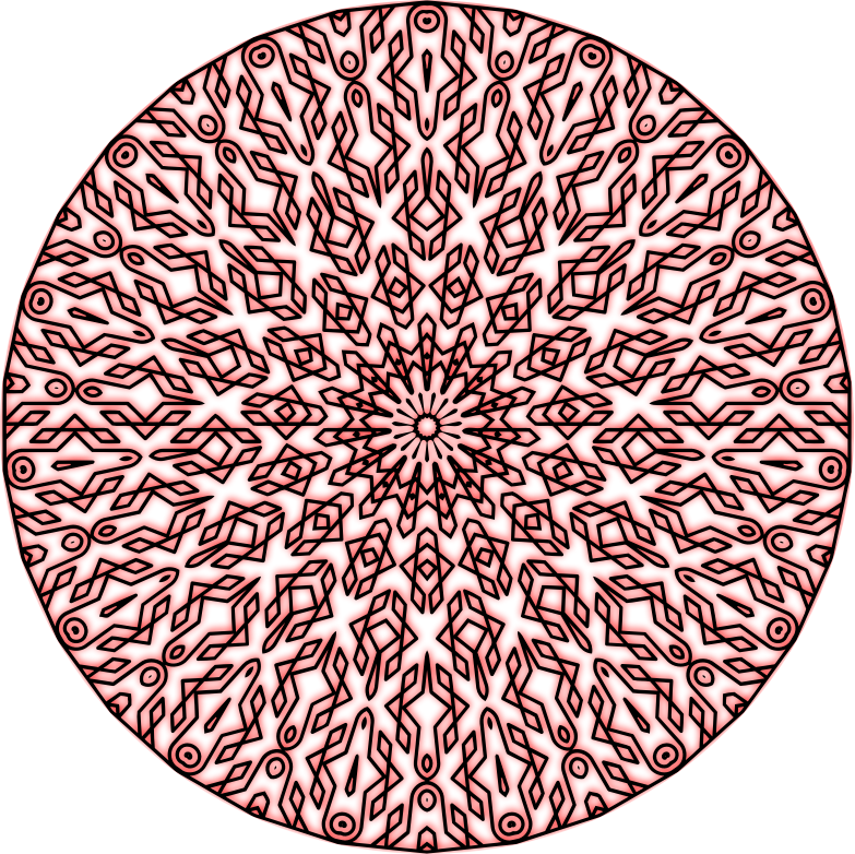 Circular ornament 50