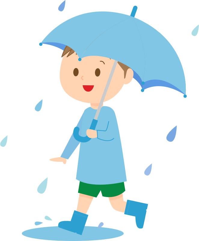 Boy with Umbrella (#1)