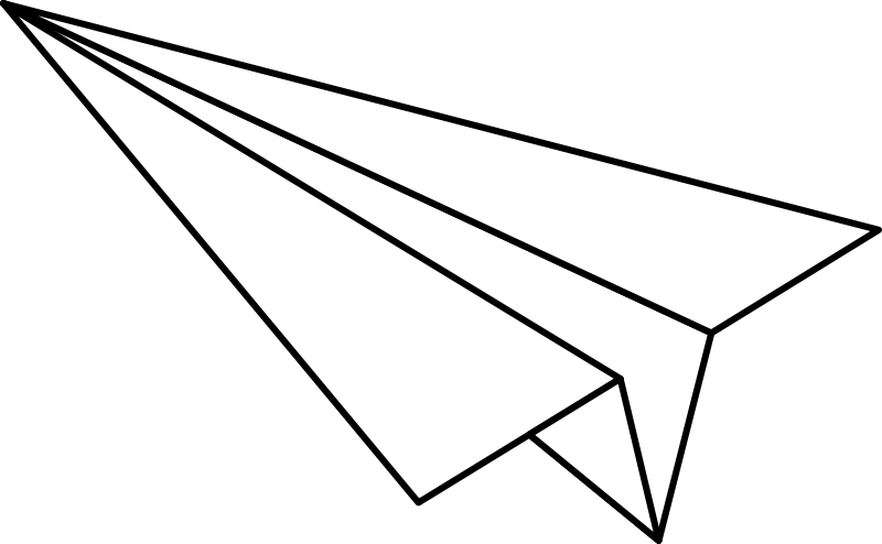 Paper Airplane - Openclipart