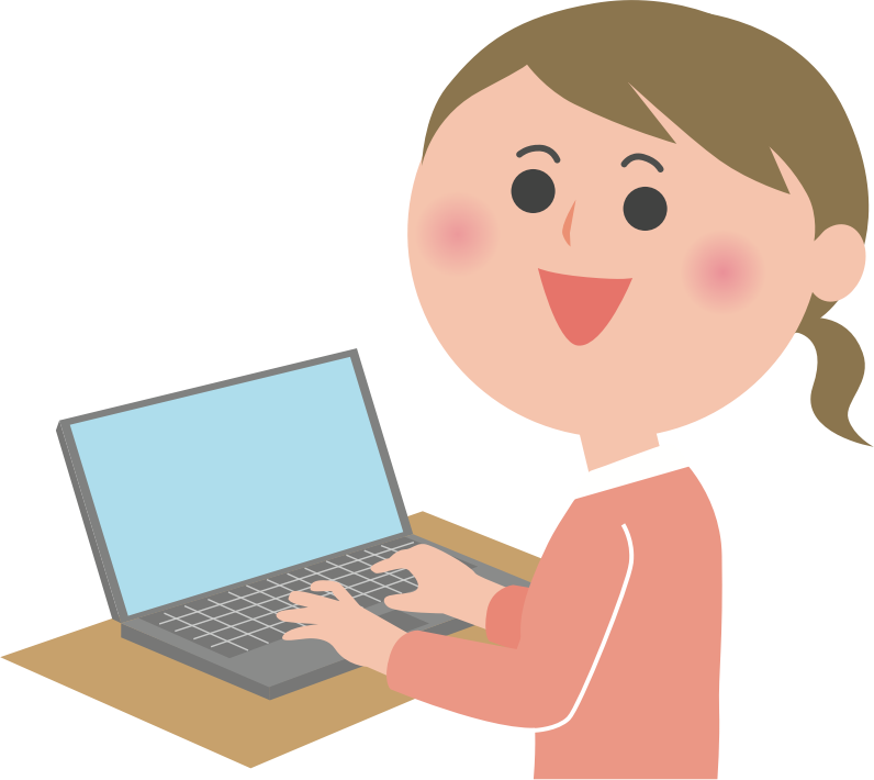 Female Computer User (#5) - Openclipart