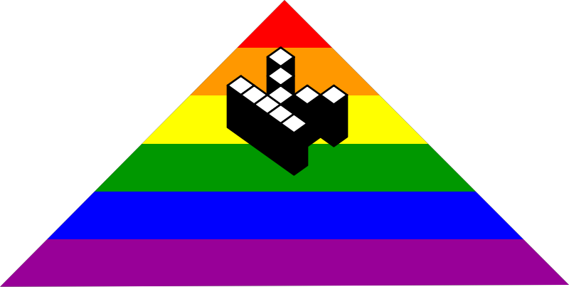 Kopimi Logo with Rainbow