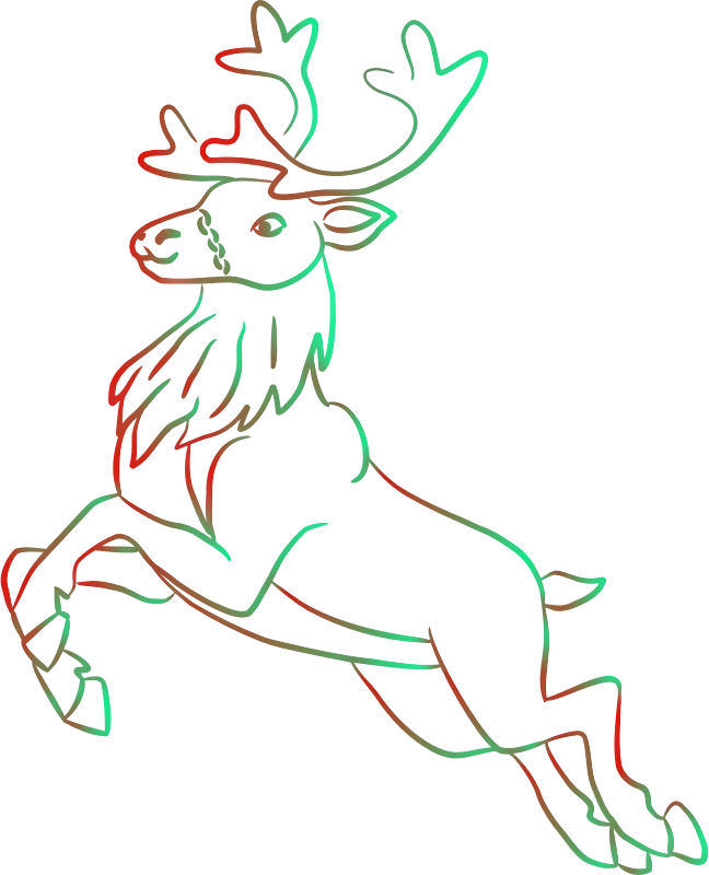 Reindeer 3 (colour 2)