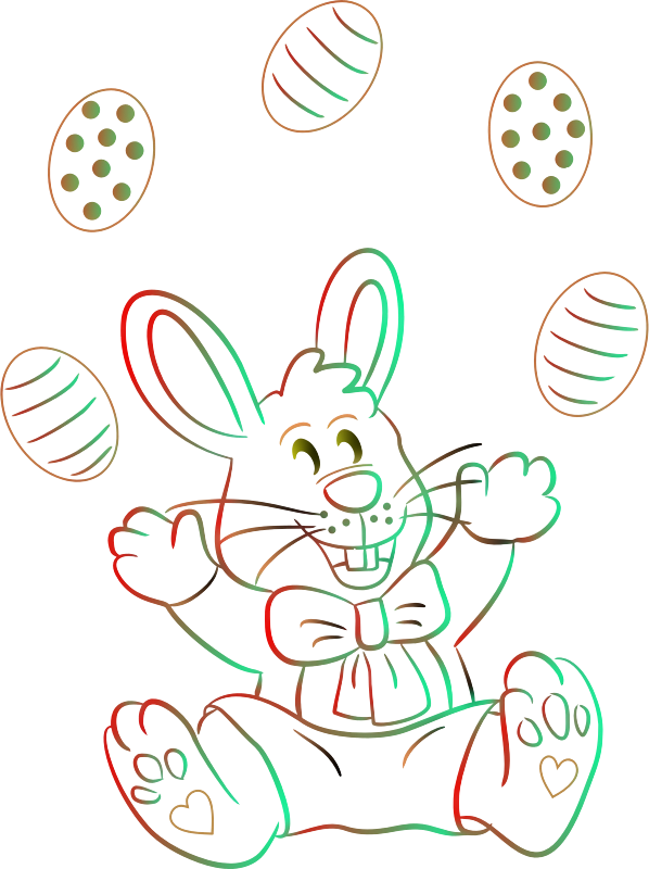 Easter bunny (colour 2)