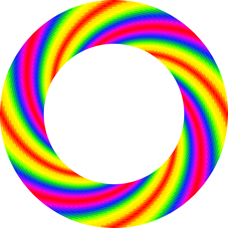 Colourful circle