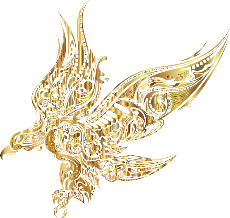 Abstract Eagle Gold