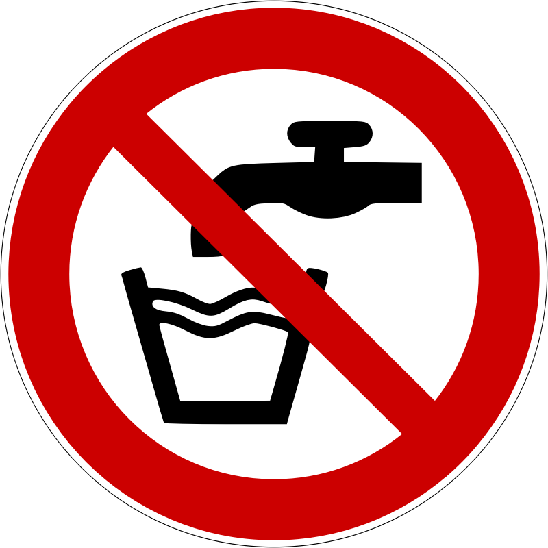 No Potable Water