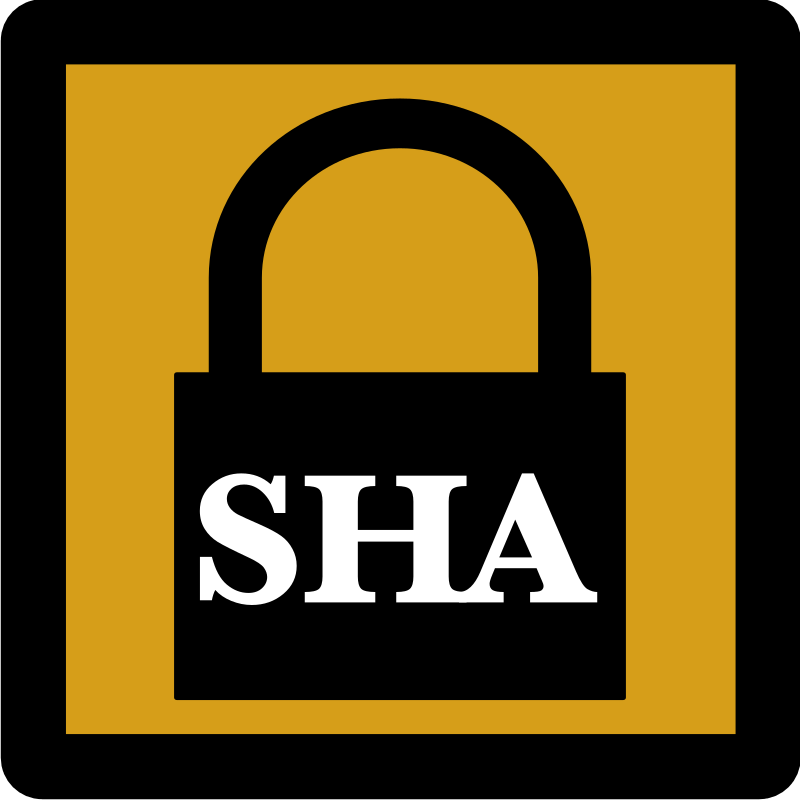 Padlock Silhouette Icon [Umber] [SHA]