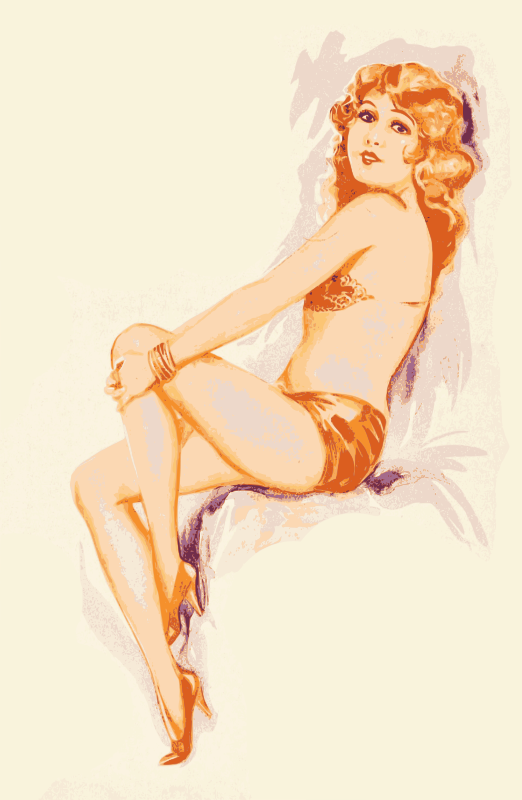 Pinup Lady 1920s