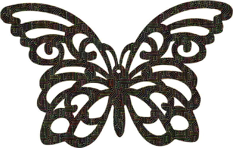 Cyber Butterfly Openclipart