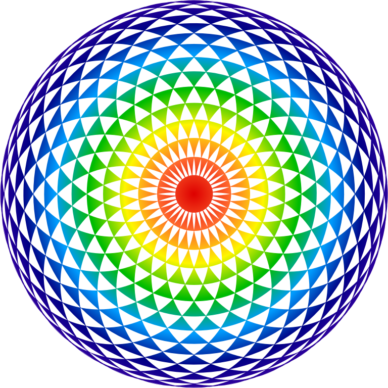 ROYGBIV Toroid Mandala