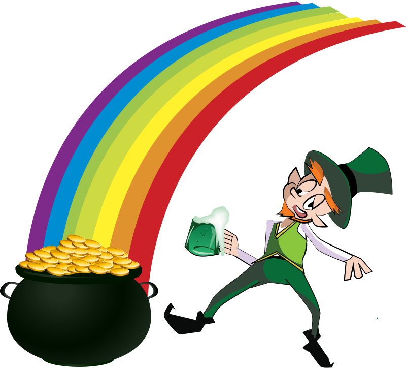 Leprechaun and Rainbow