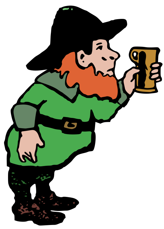 Leprechaun and Beer