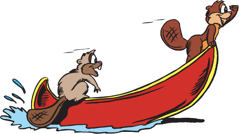 Beavers in Canoe