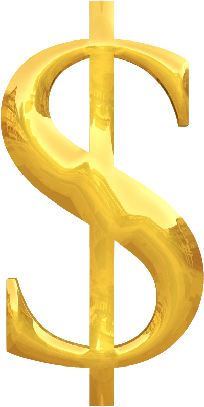 Gold typography $