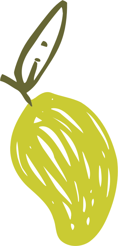 Sketched pear