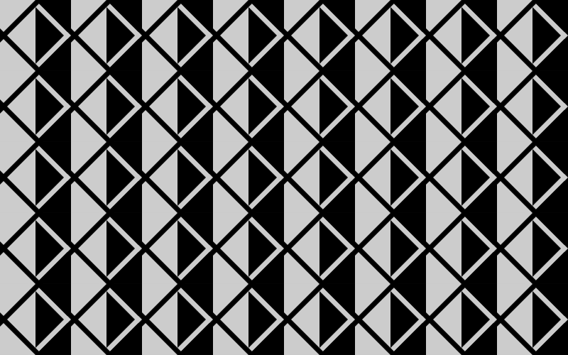 Criss-cross pattern