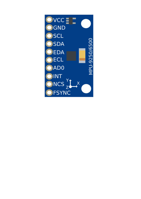 Gyro Accelerometer Magnetometer MPU 9250