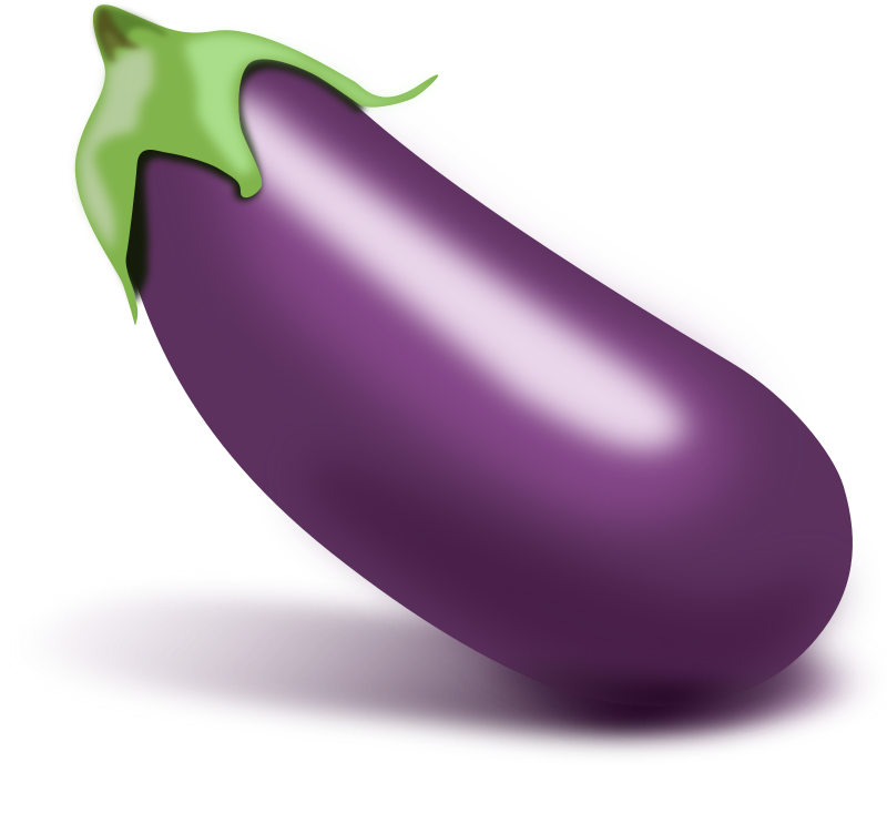 Isolated Eggplant