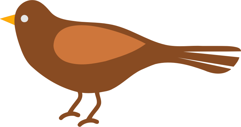 Simple bird - Openclipart