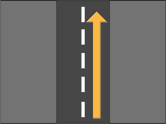 Road Straight Ahead