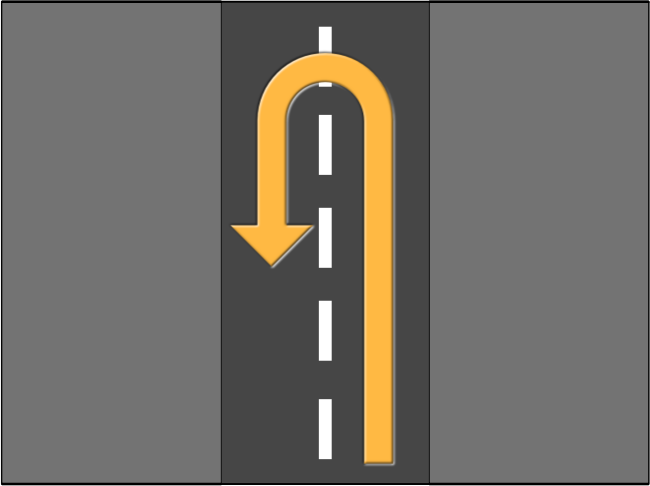 Road U-Turn