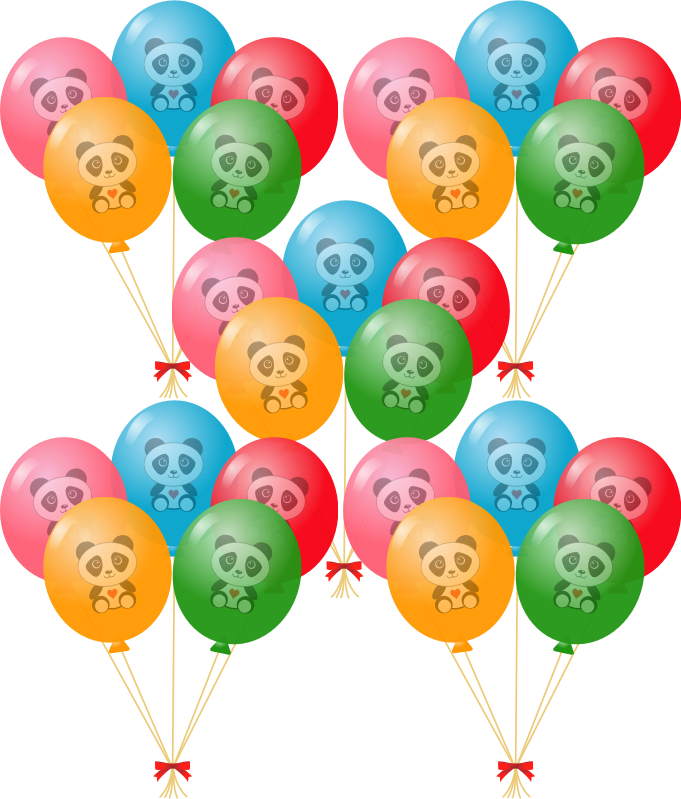 Panda Balloons