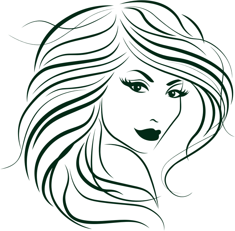 Stylized Woman's Hair