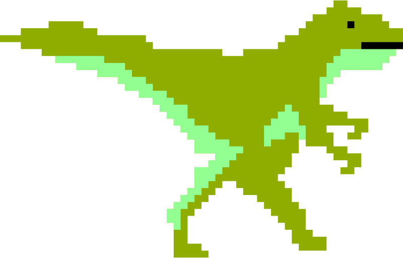 Pixel dinosaur