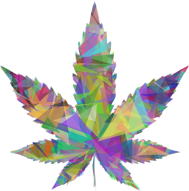 Marijuana Leaf Triangles