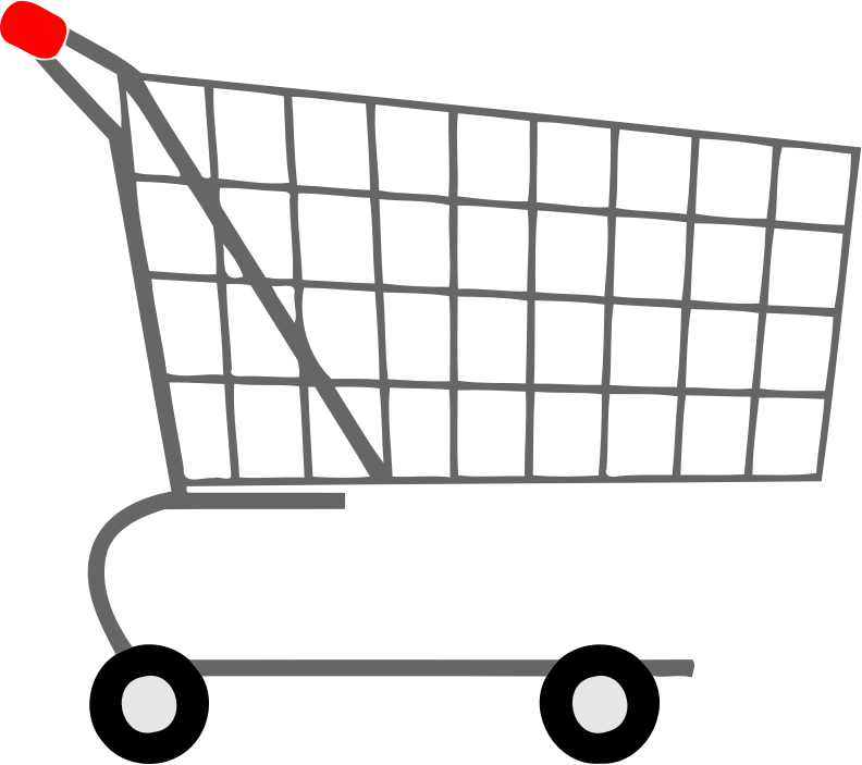 Shopping trolley - Openclipart