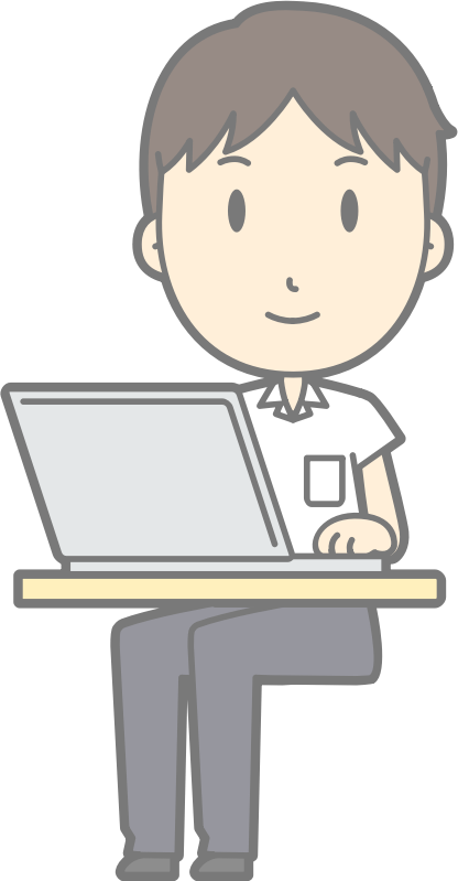Male Computer User (#11) - Openclipart