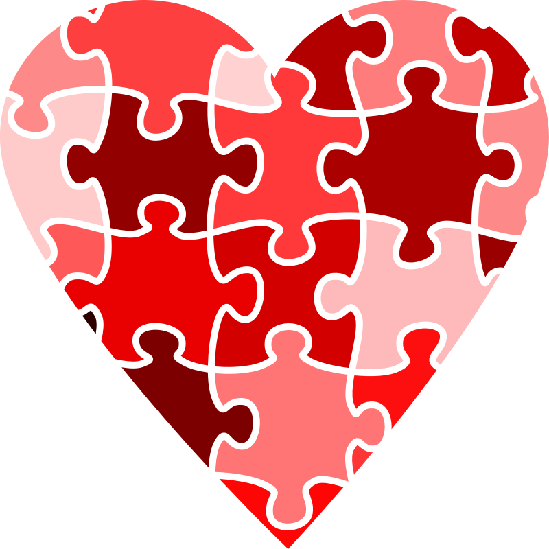 Heart jigsaw (version 2)