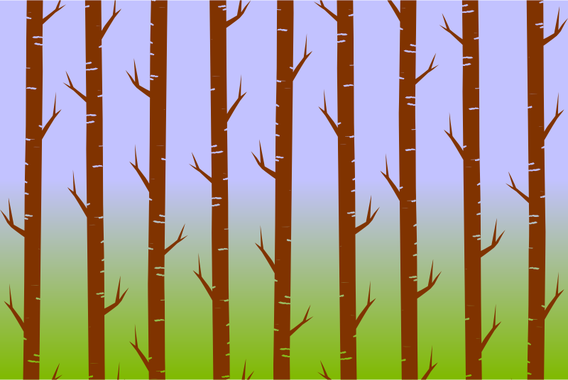 Tree trunk pattern