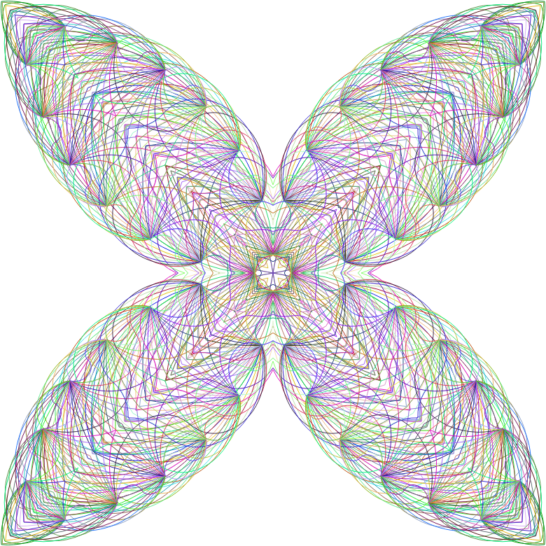 Butterfly Mandala No BG