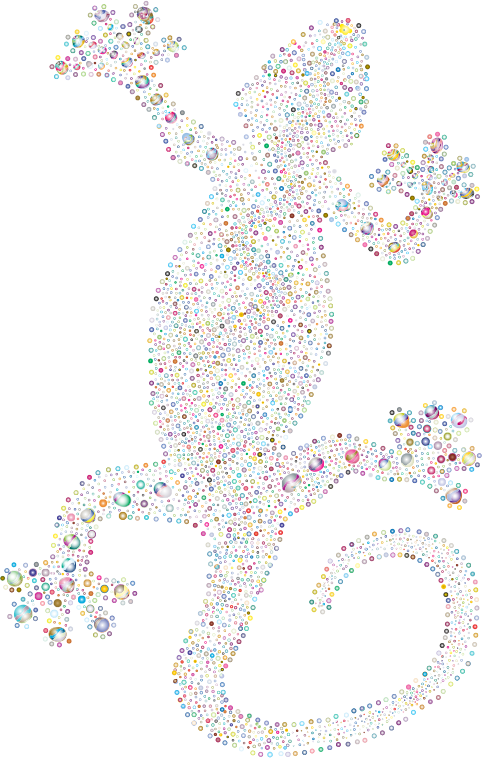 Dot Matrix Lizard Prismatic No BG