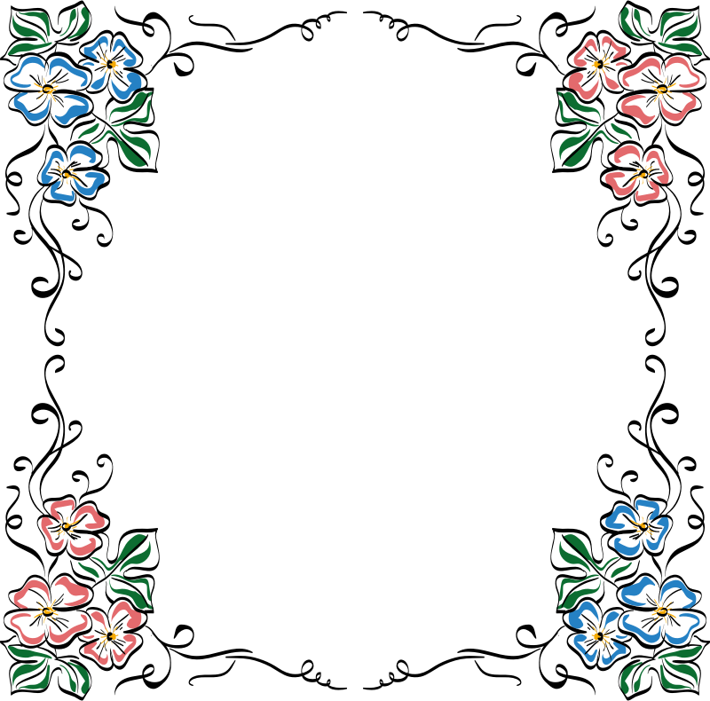 Floral frame 36