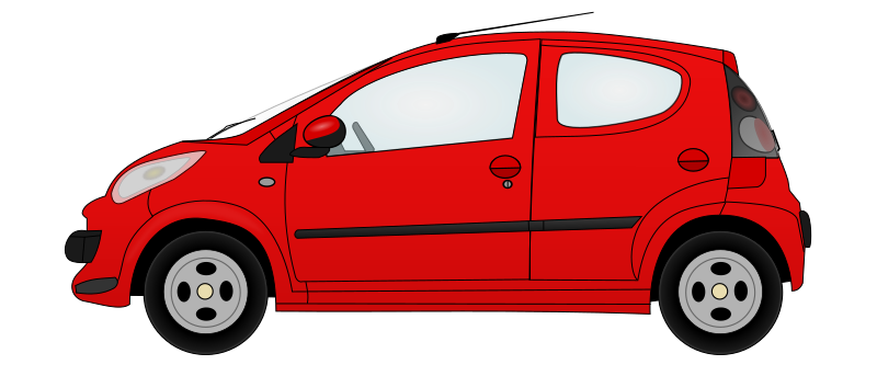 Little Red Car Openclipart