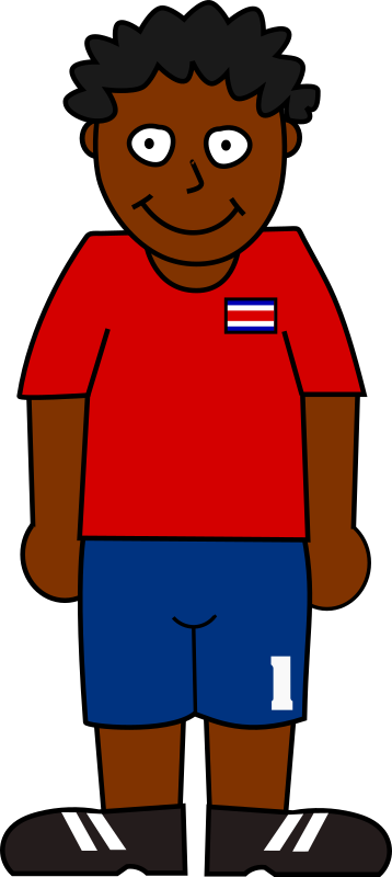 Football player costa rica