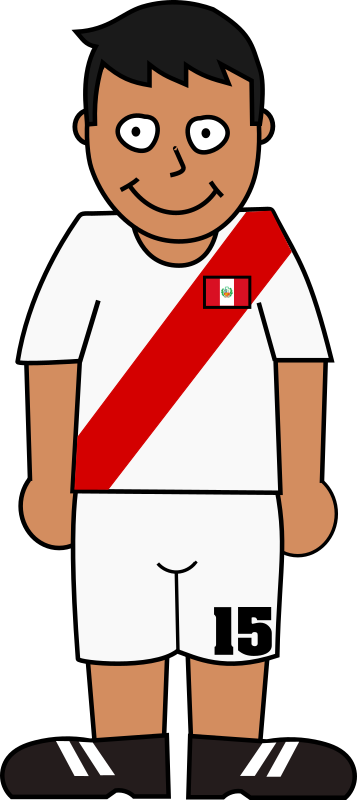 Football player peru