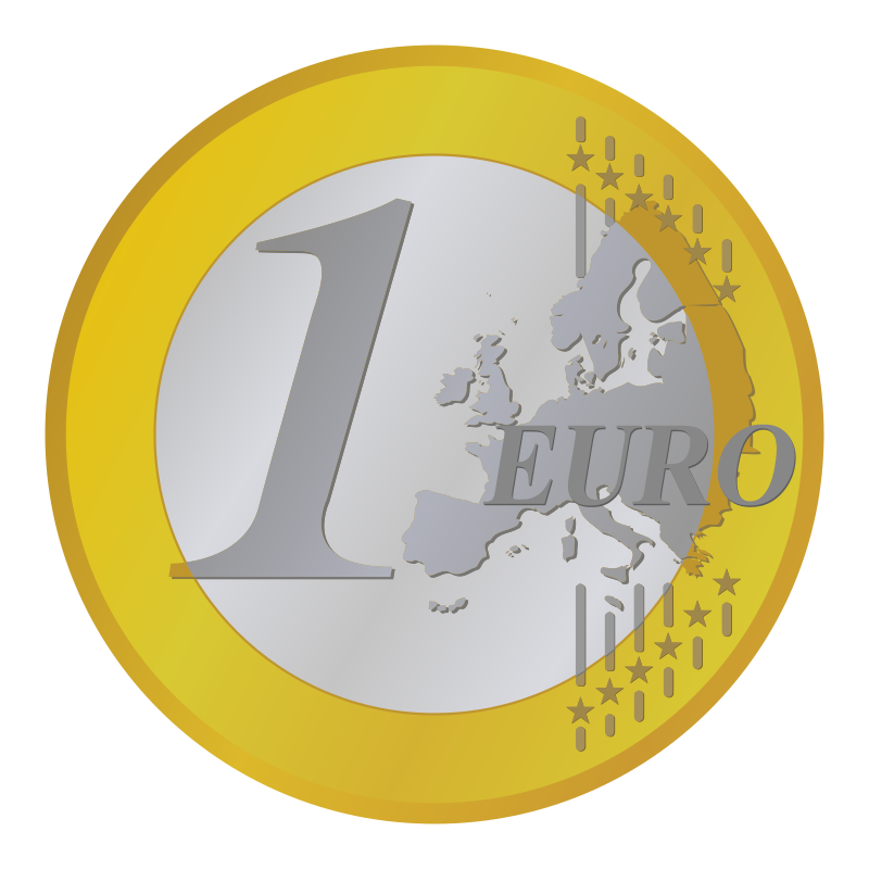 One euro coin