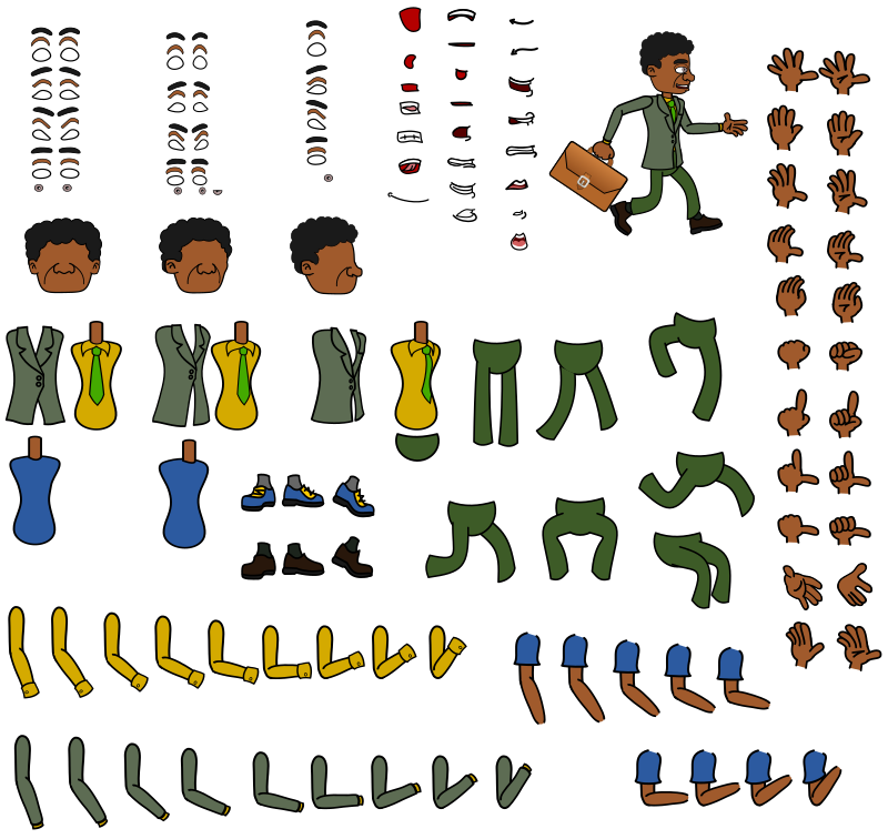 Vexstrips - Alan Character Kit