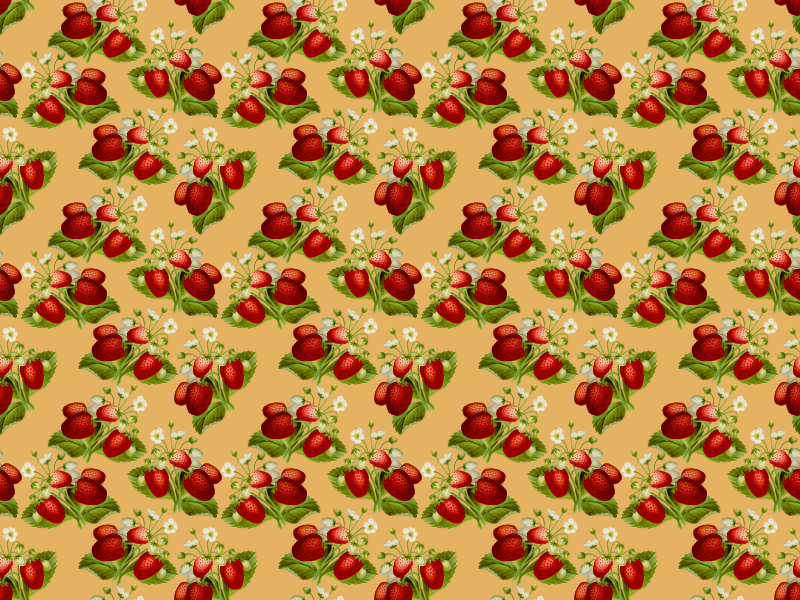 Strawberry pattern