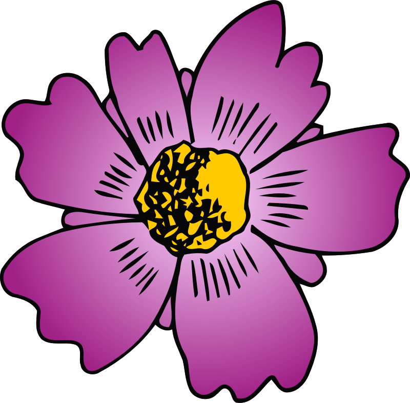 Flower 199 (colour) - Openclipart