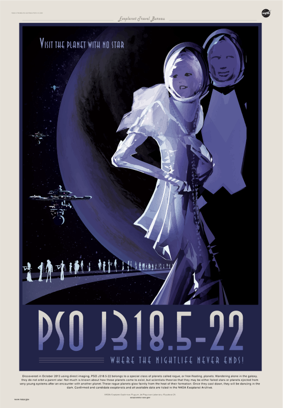 Rogue Planet NASA Poster