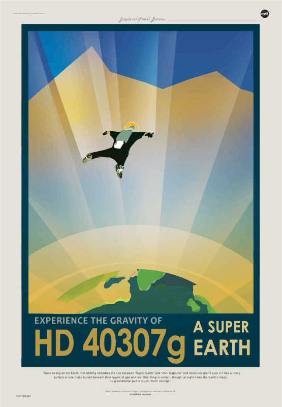 HD 40307G NASA Poster