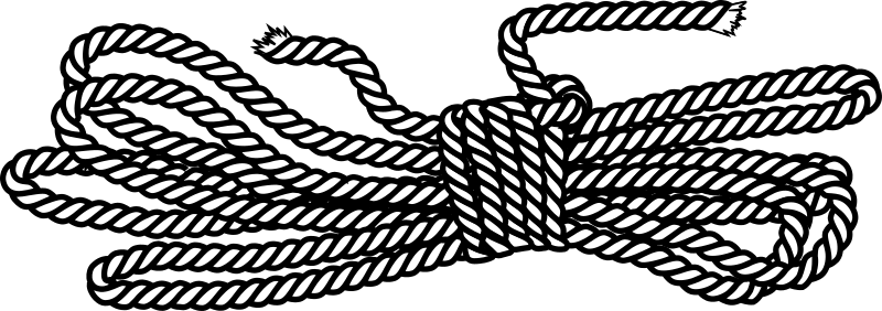 rope coil drawing